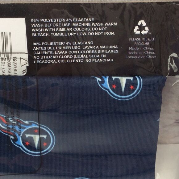 NFL Team Tennessee Titans Gaiter Unisex Multi Use Scarf Mini Print Logo Gameday - Picture 3 of 10